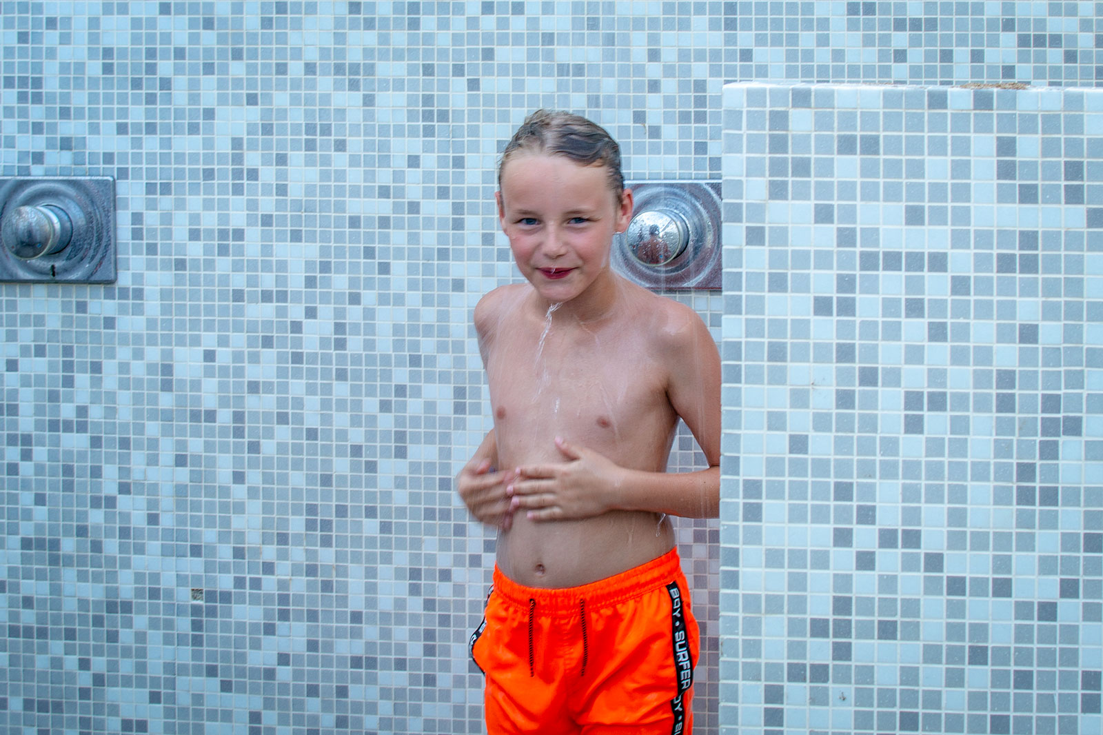 Ducha al aire libre - Camping La Gaviota