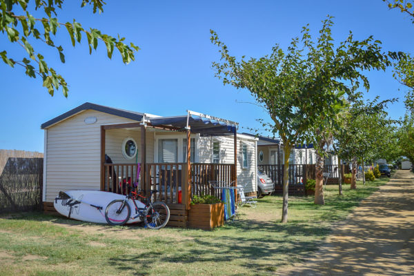 Alojamiento Xaloc del camping La Gaviota